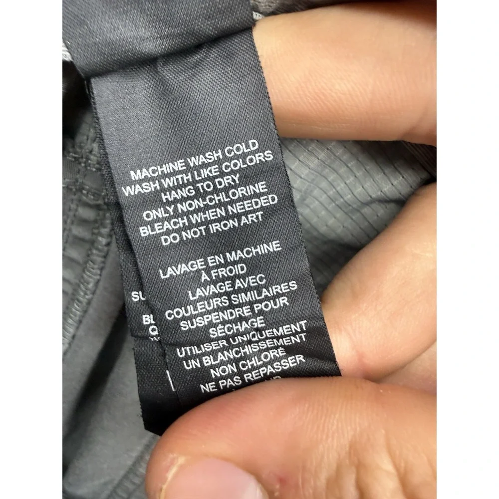 Roark Layover 2.0 Slim Straight Travel Pants Mens 34 L Grey Stretch Hiking Chino